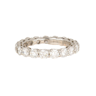 Estate Tiffany & Co. 'Embrace' Platinum Diamond Eternity Band