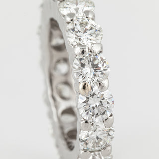 Vintage 1990s Platinum Diamond Eternity Band