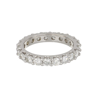 18K White Gold Diamond Eternity Band