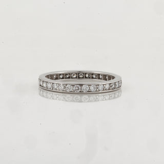 Estate Tiffany & Co. Platinum  Diamonds Eternity Band
