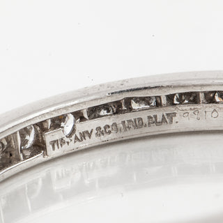 Estate Tiffany & Co. Platinum  Diamonds Eternity Band