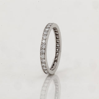 Estate Tiffany & Co. Platinum  Diamonds Eternity Band