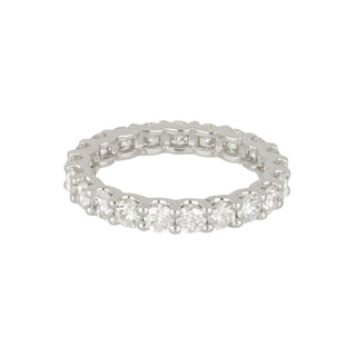 Tenenbaum Platinum 2.05ct Round Brilliant-Cut Diamond Eternity Band