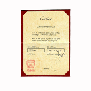 Estate Cartier  'Etincelle de Cartier' 18K White Gold Diamond Eternity Band