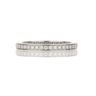 Estate Cartier Platinum Diamond Eternity Band