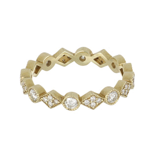 14K Gold Diamond Eternity Band