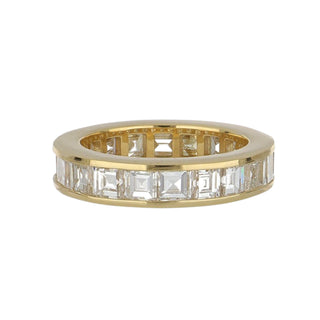 18K Gold Baguette Cut Diamond Eternity Band