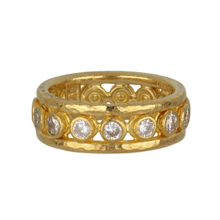 Estate Gurhan 24K Gold Diamond Eternity Band