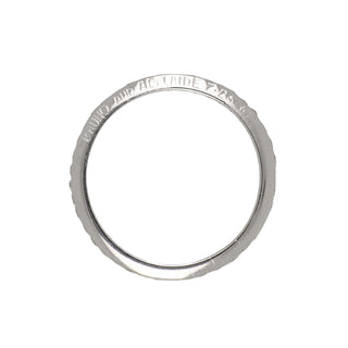 Art Deco Platinum Single-Cut Diamond Eternity Band