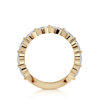 Michael M 18K Marquise Wedding Band