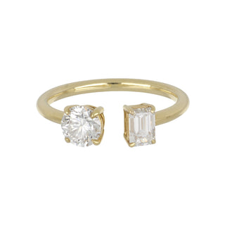 Tenenbaum 18K Gold Diamond Toi et Moi Ring
