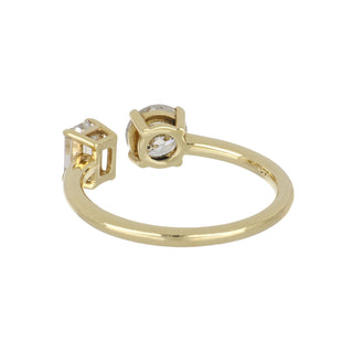 Tenenbaum 18K Gold Diamond Toi et Moi Ring