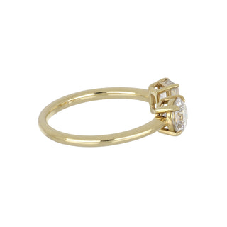 Tenenbaum 18K Gold Diamond Toi et Moi Ring