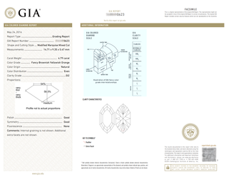 Tenenbaum Two-Tone Fancy Color Marquise-Cut Diamond Ring