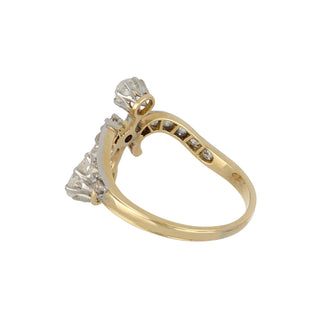 Belle Epoque Pear Shape Diamond Tiara Ring