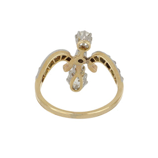 Belle Epoque Pear Shape Diamond Tiara Ring