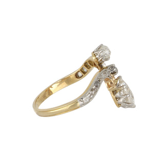 Belle Epoque Pear Shape Diamond Tiara Ring