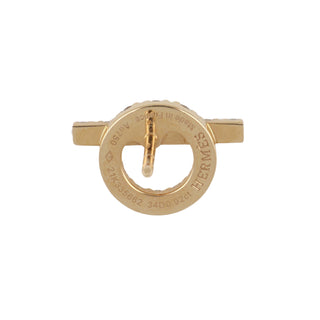 Estate Hermes Finesse Rose Gold Diamond Stud Earrings