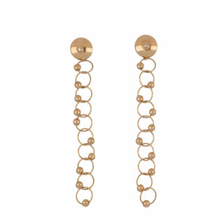 Aletto Brothers 18K Rose Gold Diamond Multi Loop Drop Earrings