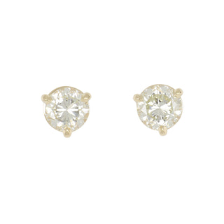 Tenenbaum Workshop 1.61 ctw Diamond Stud Earrings in 14K Yellow Gold