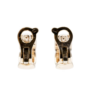 Estate Chanel 18K Rose Gold COCO Crush Diamond Earrings