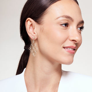 Syna 18K Gold Cascade Earrings