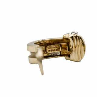 Vintage Tiffany & Co. 18K Gold Atlas Diamond Earrings