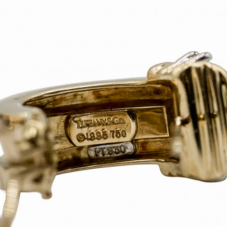 Vintage Tiffany & Co. 18K Gold Atlas Diamond Earrings