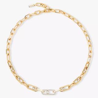 Messika 18K Gold Move Link Diamond Necklace