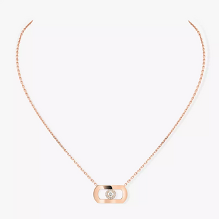 Messika 18K Rose Gold So Move Diamond Pendant Necklace
