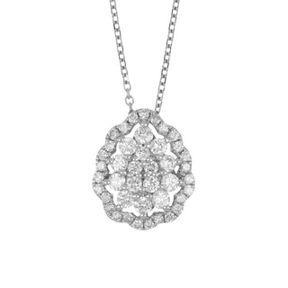 Tenenbaum Collection 18K White Gold Diamond Pendant Necklace