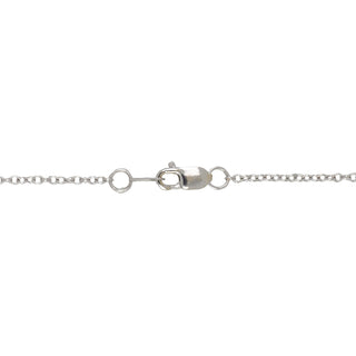 Tenenbaum Workshop 18K White Gold Heart Shape Diamond Station Necklace