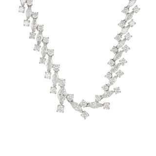 Estate Platinum Diamond Necklace