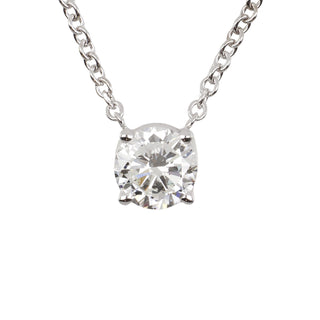 Platinum Diamond Pendant Necklace