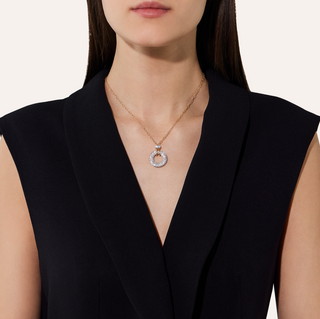 Pomellato 18K Rose Gold Iconica Diamond Necklace