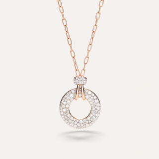 Pomellato 18K Rose Gold Iconica Diamond Necklace