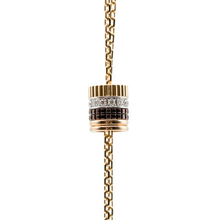 Estate Boucheron 18K Gold Quatre Classique Lariat Necklace with Diamonds