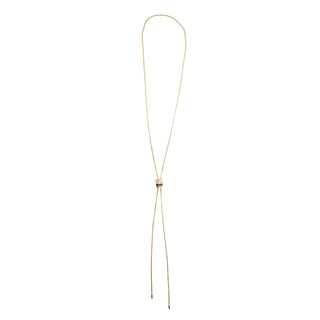 Estate Boucheron 18K Gold Quatre Classique Lariat Necklace with Diamonds