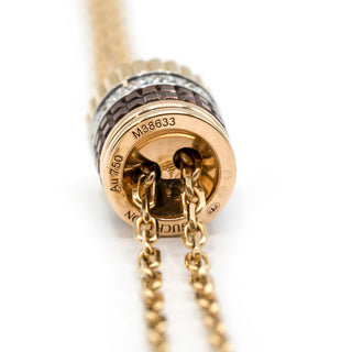 Estate Boucheron 18K Gold Quatre Classique Lariat Necklace with Diamonds