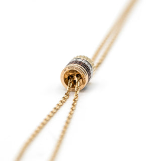 Estate Boucheron 18K Gold Quatre Classique Lariat Necklace with Diamonds