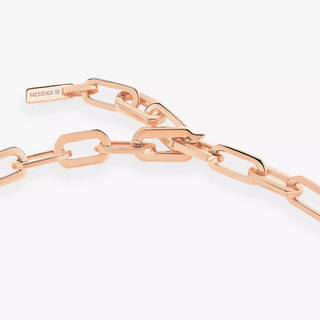Messika Move Link 18K Rose Gold Collar Necklace with Diamonds