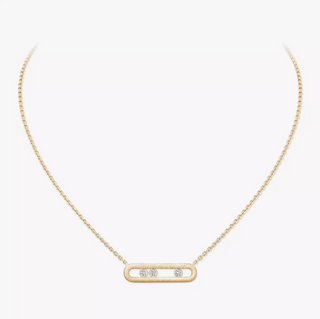 Messika Move Classique Ciselé Diamond Pendant Necklace