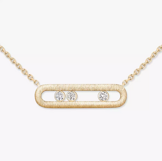 Messika Move Classique Ciselé Diamond Pendant Necklace