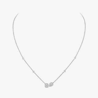 Messika My Twin Toi & Moi Diamond Pendant Necklace
