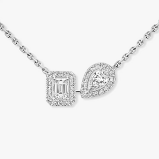 Messika My Twin Toi & Moi Diamond Pendant Necklace