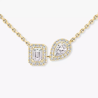 Messika My Twin Toi & Moi Diamond Pendant Necklace
