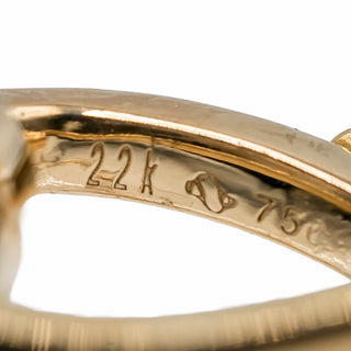 Seaman Schepps 22K Gold Daytona Necklace with Diamond Links