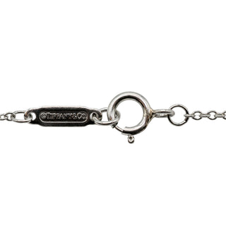 Estate Tiffany & Co. Platinum Diamond Key Pendant Necklace