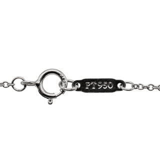 Estate Tiffany & Co. Platinum Diamond Key Pendant Necklace