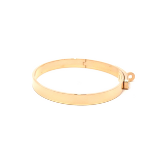 Hermes Diamond Kelly Bracelet in Rose Gold